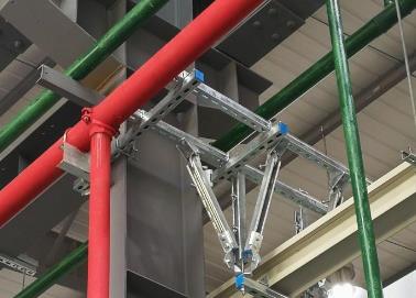 钦南该抗震支架的整体式支吊架结构协调性好